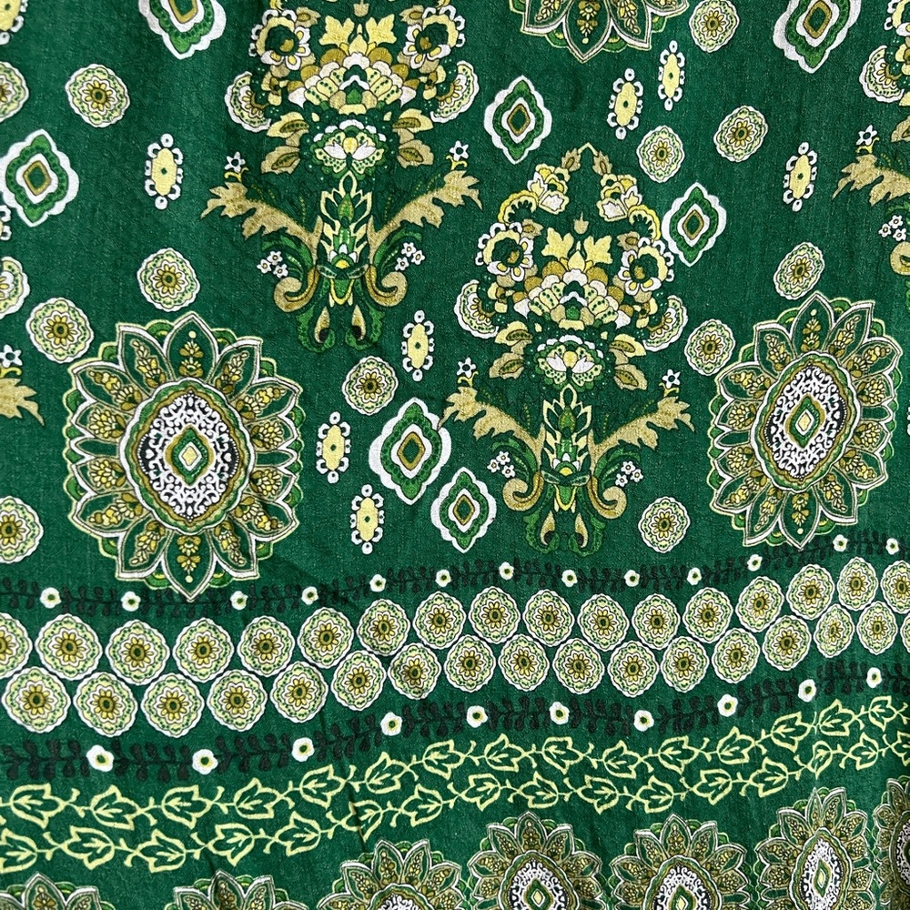 Verse Green Boho Top - Picture 3 of 5